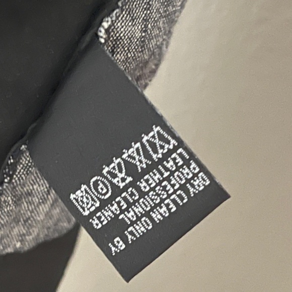 Crop Bolero Leather Jacket w/ Knit - Picture 7 of 8